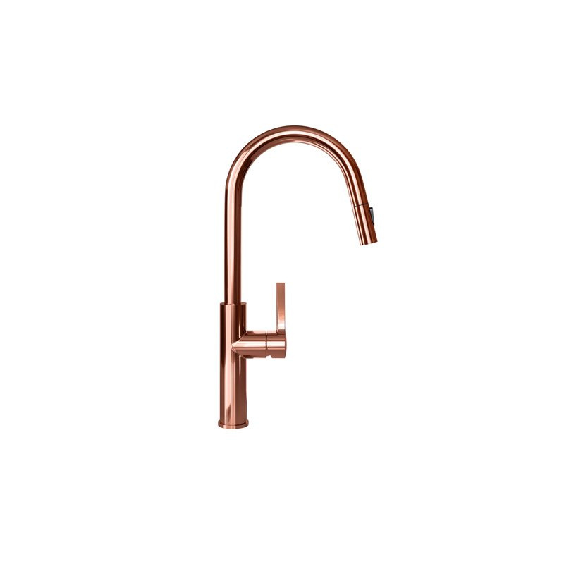 Globalo Bateria z wyciąganą wylewką Divio Copper 1.1