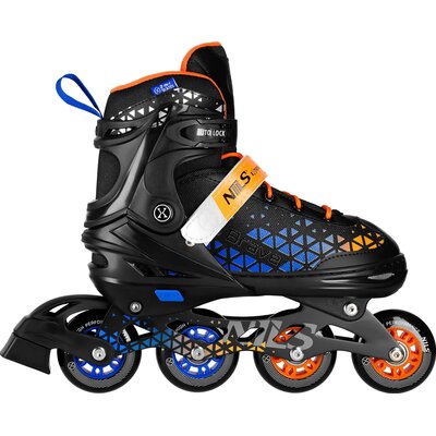 Łyżworolki NILS EXTREME Brave NH18190A 4w1 ( 39-43) Niebiesko-pomarańczowy