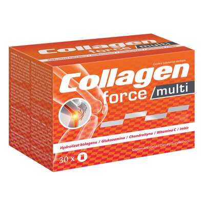 WegaFarm Collagen Force Multi, Suplement diety, 30 saszetek