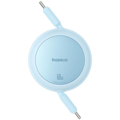 Kabel USB Baseus Free2Pull Mini USB-C do USB-C 60W, 1m (niebieski)