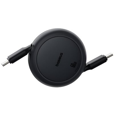 Kabel USB Baseus Free2Pull Mini USB-C do USB-C, 60W, 1, (czarny)