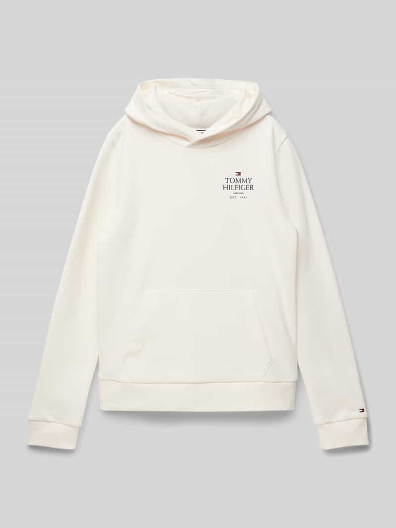 Bluza z kapturem z wyhaftowanym logo
