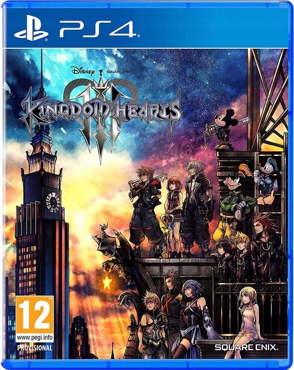 PS4 Kingdom Hearts III 3 - Okładka Włoska