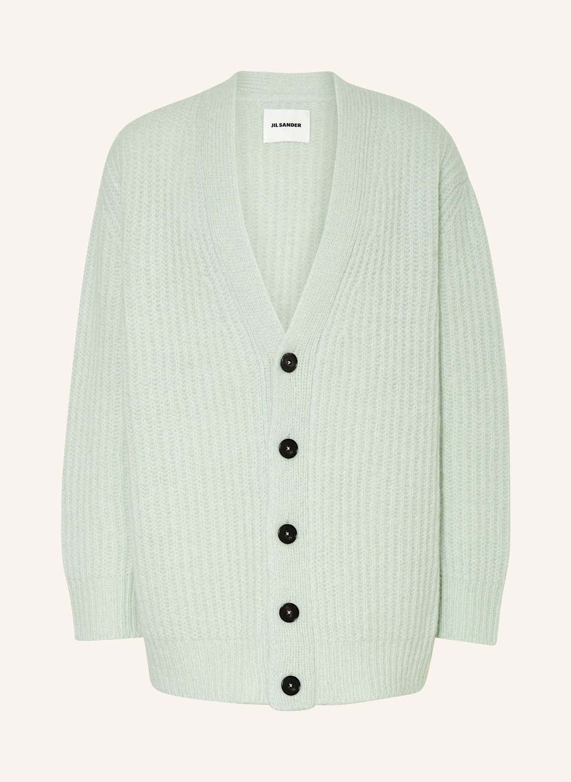 Jil Sander Kardigan Oversize Z Moheru gruen
