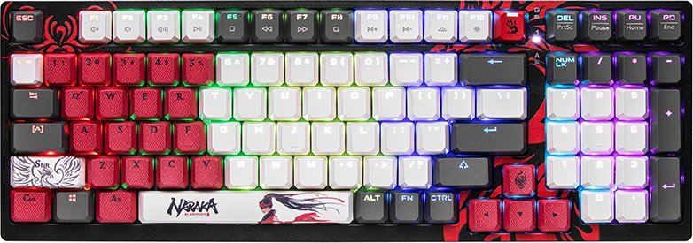 Klawiatura A4Tech Klawiatura mechaniczna A4TECH BLOODY S98 USB Naraka BLMS Red Plus Switches