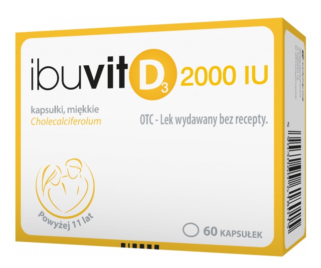 POLPHARMA Ibuvit D3 2000 IU x 60 kaps