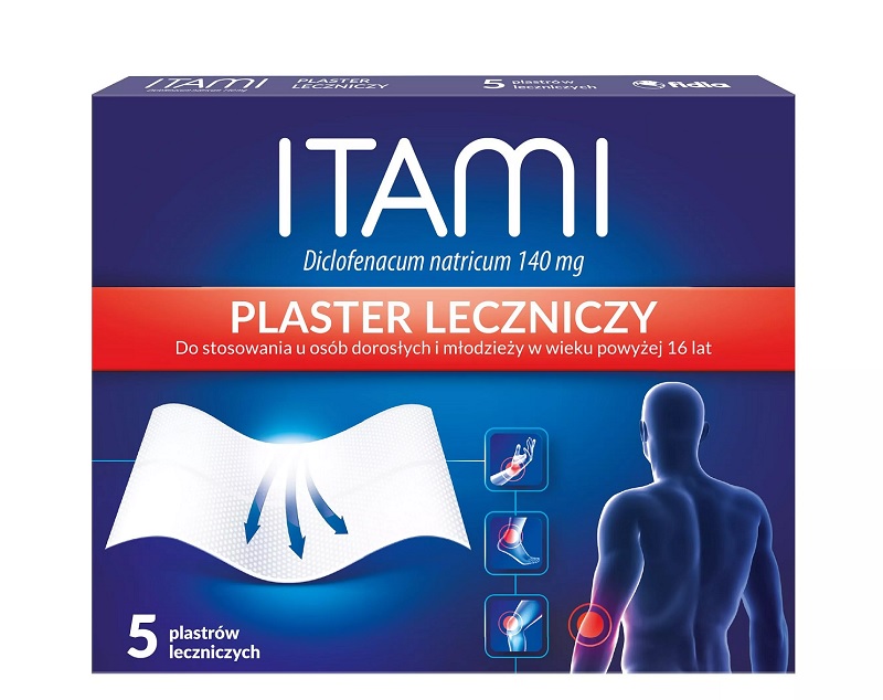 FIDIA Itami 140 mg plaster leczniczy x 5 szt