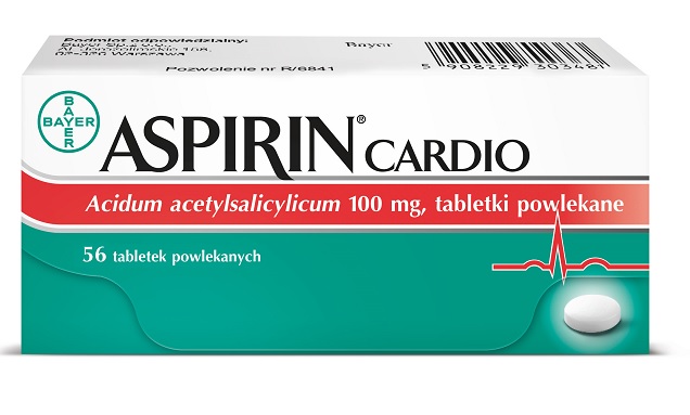Aspirin cardio 100 mg x 56 tabl powlekanych