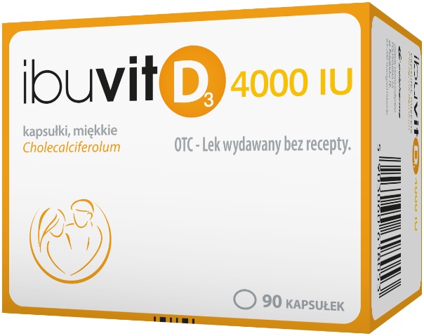 POLPHARMA Ibuvit D3 4000 IU x 90 kaps