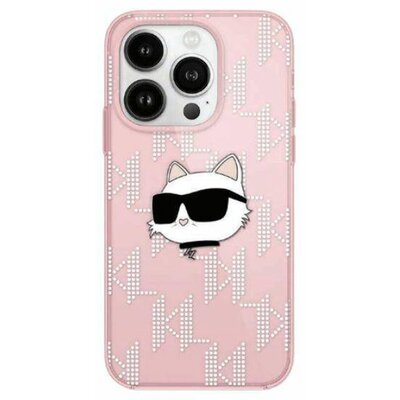 Karl Lagerfeld IML Choupette Head & Monogram - Etui iPhone 13 Pro Max (różowy)