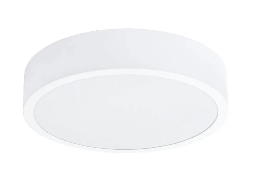 Okrągły Plafon Biały Nowoczesny Led 40 Cm Farah