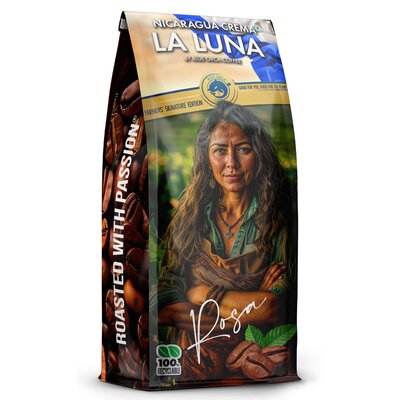 Kawa ziarnista NICARAGUA LALUNA CREMA 1kg Farmers Limited Edition BLUEORCA