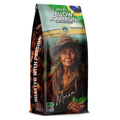 Kawa ziarnista BRAZIL YELLOW BOURBON 1kg Limited Edition BLUE ORCA COFFEE