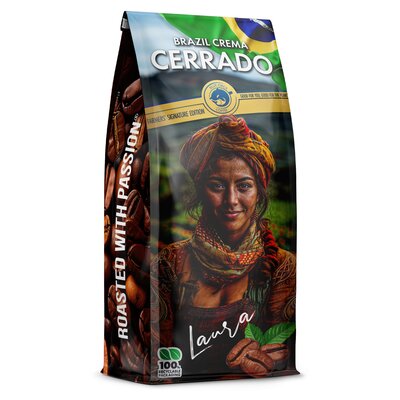 Kawa ziarnista BRAZYLIA CERRADO CREMA 1kg Farmers Limited Edition BLUE ORCA