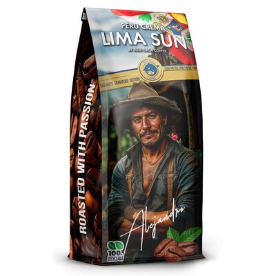 Kawa ziarnista PERU LIMA SUN CREMA 1kg Farmers Limited Edition - BLUE ORCA