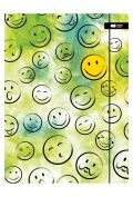 Teczka z gumką A+ Smile zielona HAPPY COLOR