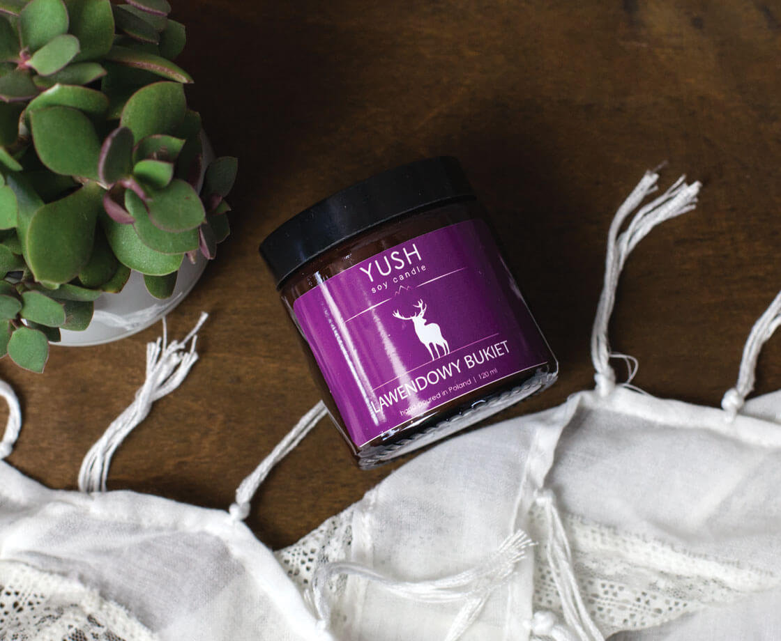 Świeca Sojowa Lawendowy Bukiet (120Ml)
