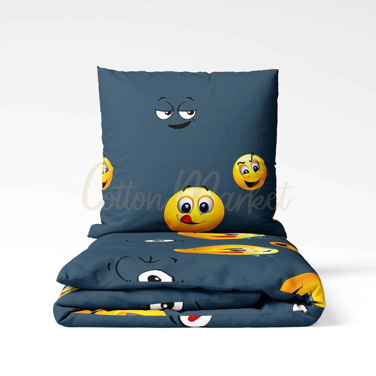 Pościel 3D Bawełniana 140X200 Big Emot
