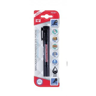 Marker Permanentny Dwustronny Em-Home, 1 Sztuka
