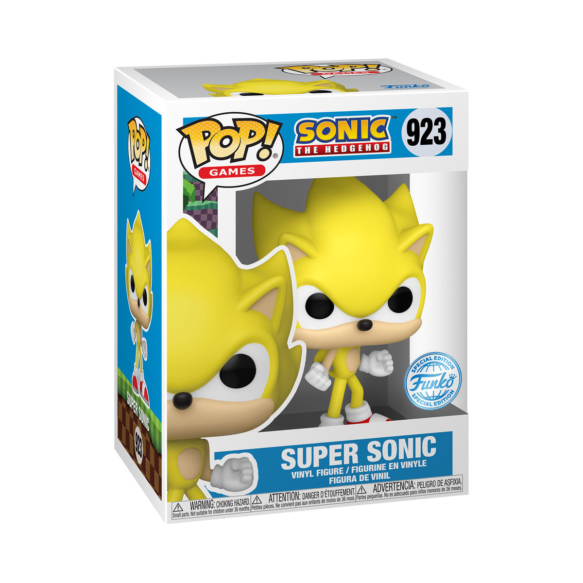 Funko POP! Games, figurka kolekcjonerska, Sonic, Super Sonic, 923