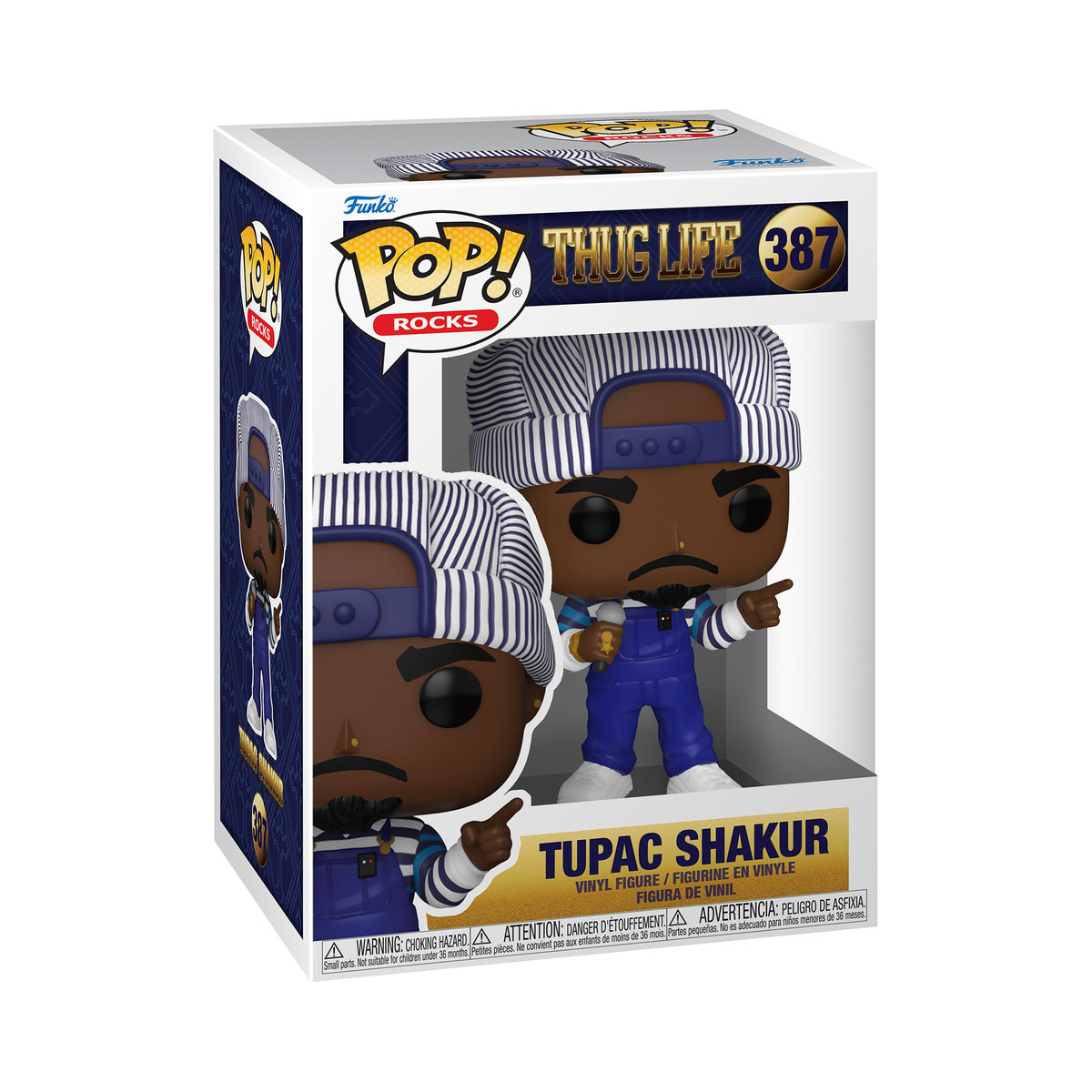 Funko POP! Rocks, figurka kolekcjonerska, Thug Life, Tupac Shakur, 387