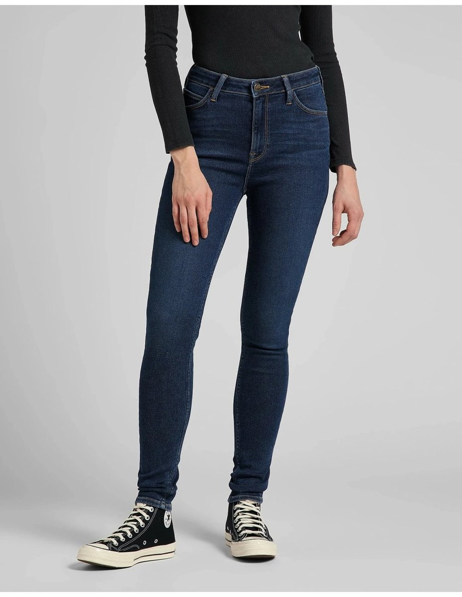 Lee Ivy Damskie Spodnie Jeansowe Worn Willow L32Etvva-W27 L33