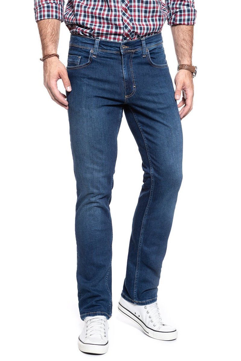 Mustang Washington Męskie Spodnie Jeansowe Denim Blue 1007640 5000 881-W31 L34