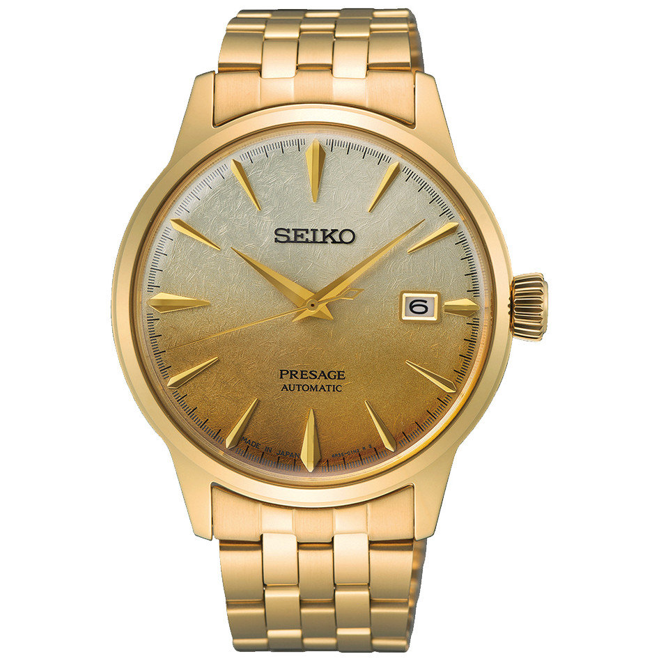 Zegarek Męski Seiko SRPK46J1 złoty