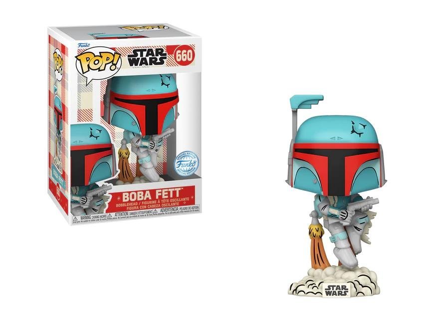 Funko POP Star Wars 660 Retro Boba Fett Special Edition