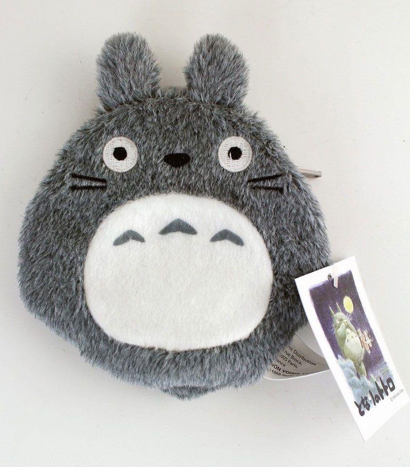 studio ghibli - coin purse totoro pluszak grey - 12 cm