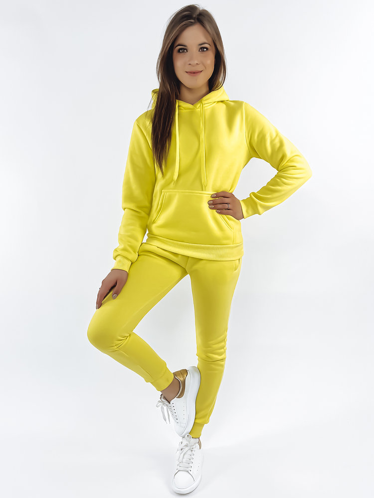 Komplet damski dresowy DRESSLILY żółty AY0344-S