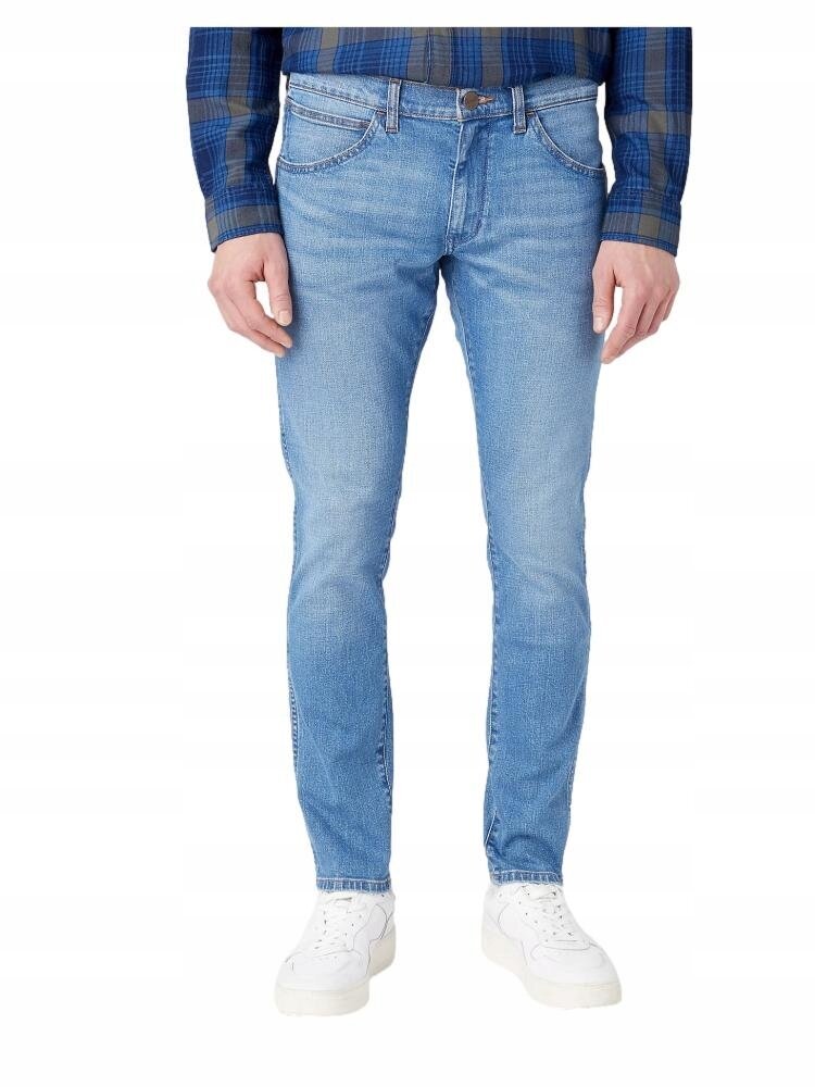 Męskie spodnie jeansowe proste Wrangler BRYSON W14XHN310 W34 L32