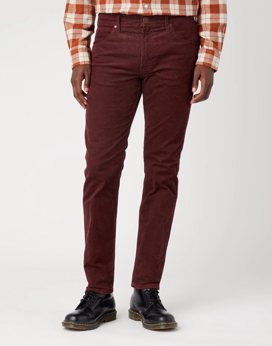 Męskie spodnie materiałowe Wrangler GREENSBORO W15QLMH45 W33 L34