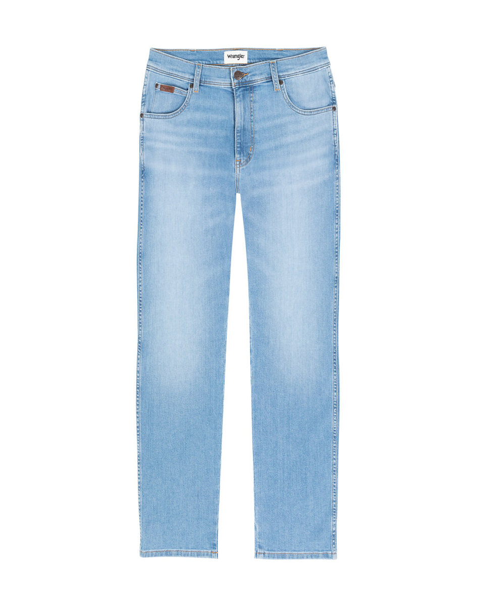 Męskie spodnie jeansowe proste Wrangler TEXAS SLIM W12SQO859 W34 L32