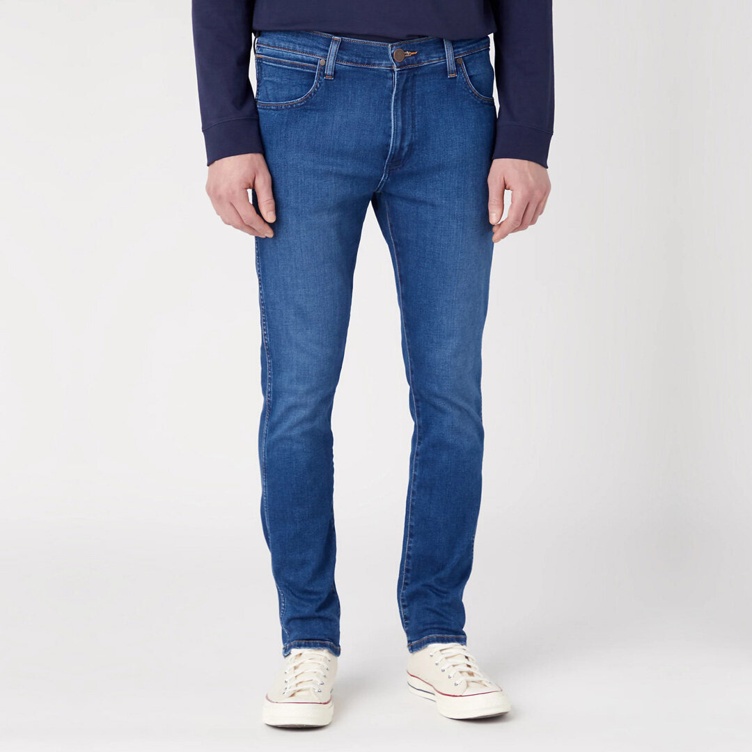 Męskie spodnie jeansowe proste Wrangler LARSTON W18SLD348 W36 L32