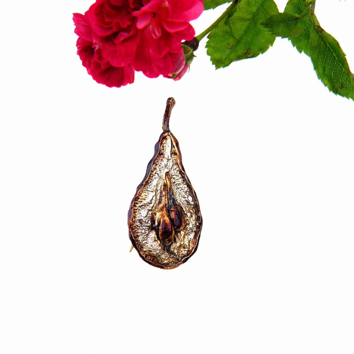 Gruszka mała broszko - zawieszka