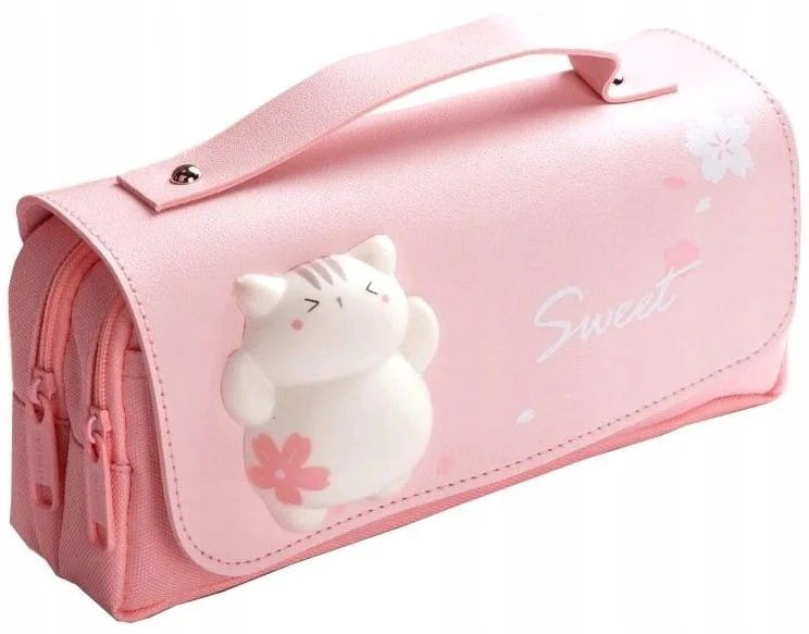 PIÓRNIK szkolny wielofunkcyjny saszetka kotek (C031)