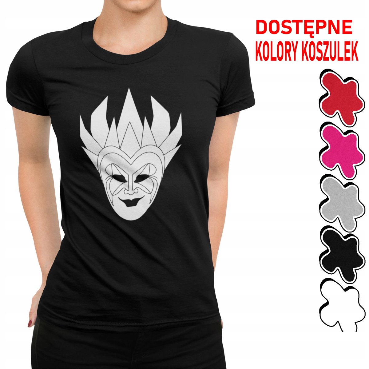 DAMSKA KOSZULKA Z NADRUKIEM DLA NIEJ BORIS BREJCHA HIGH MINIMAL TECH - XS