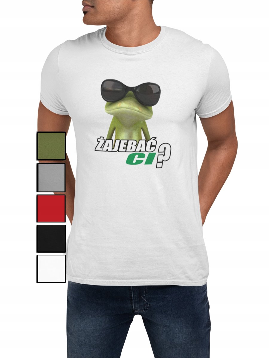 KOSZULKA T-SHIRT MĘSKA Z NADRUKIEM NA PREZENT NAPISY ŚMIESZNE RÓŻNE - XXL