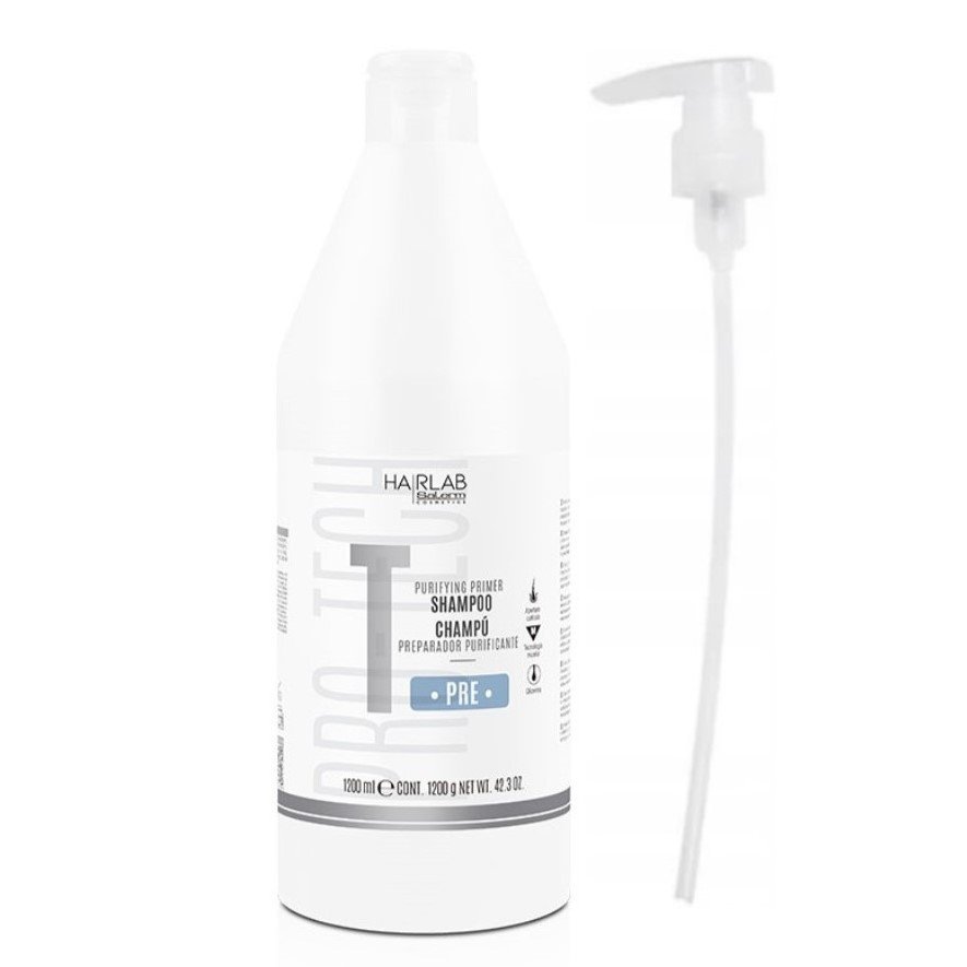 SALERM HAIRLAB, Szampon micelarny do włosów PRE - 1200ml + POMPKA