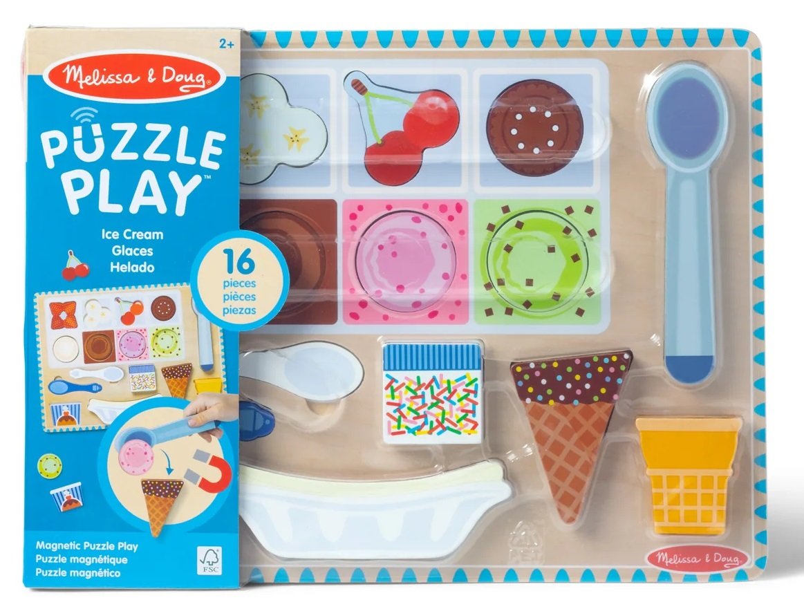 Drewniane puzzle magnetyczne lody 31006 Melissa&Doug
