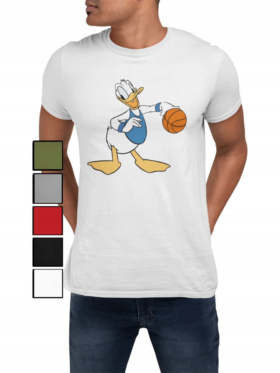 KOSZULKA T-SHIRT MĘSKA Z NADRUKIEM MYSZKA MIKI DONALD PLUTO - S