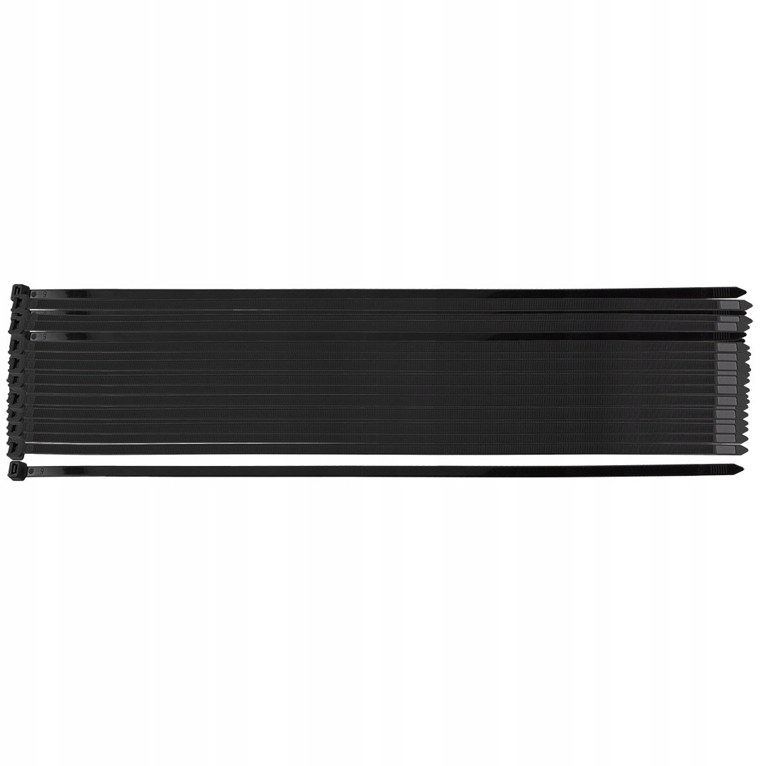 Opaski zaciskowe kablowe EXTREME 9.0 × 450 mm, czarne, 50 szt., NEO 01-642