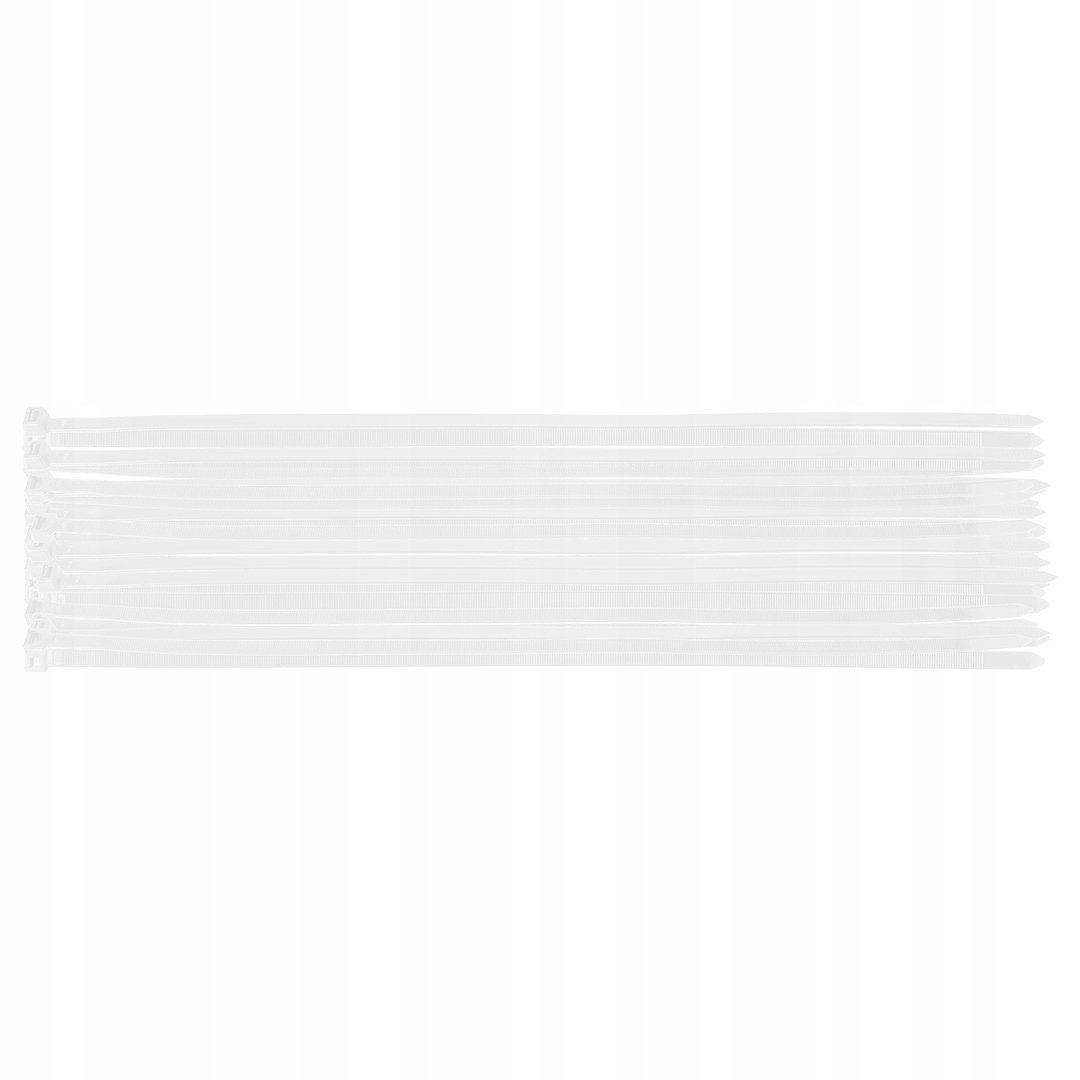 Opaski zaciskowe kablowe EXTREME 7.6 × 400 mm, białe, 50 szt., NEO 01-666