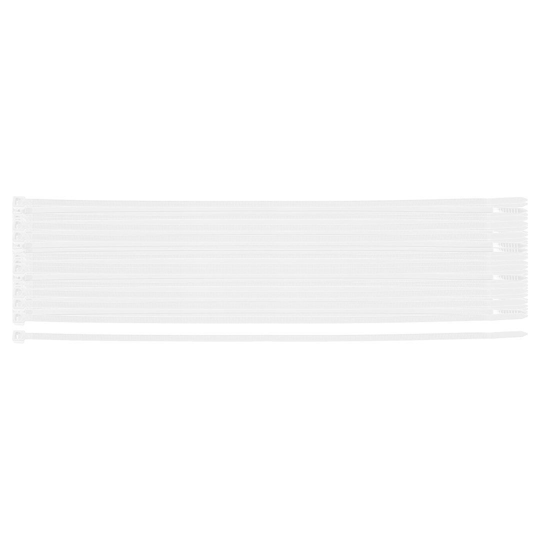 Opaski zaciskowe kablowe EXTREME 4.8 × 450 mm, białe, 50 szt., NEO 01-663