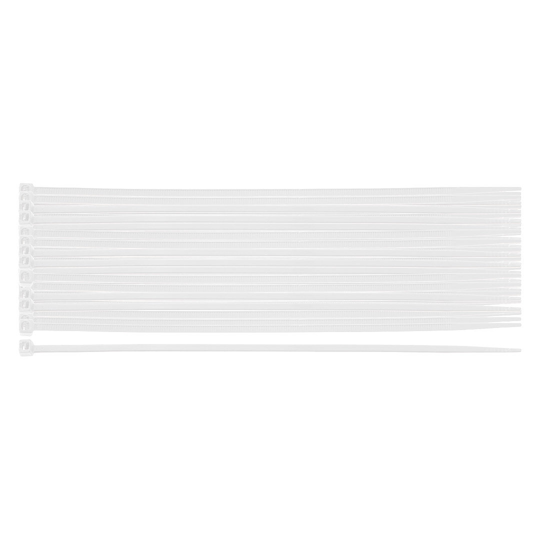 Opaski zaciskowe kablowe EXTREME 2.5 × 150 mm, białe, 100 szt., NEO 01-648