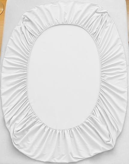 Prześcieradło Białe Jersey 130-140X200+30 Z Gumką