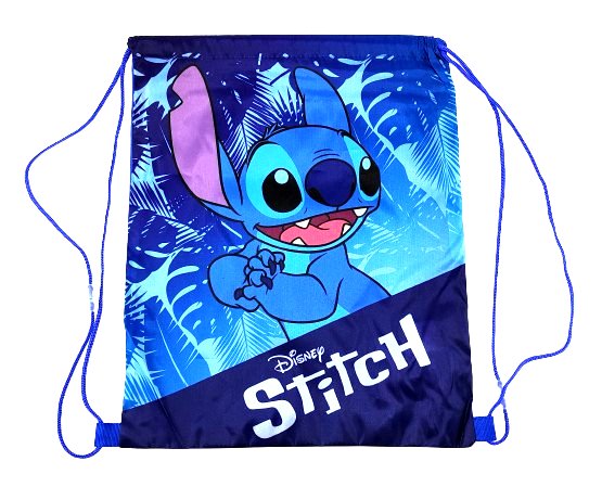 Niebieski worek, torba sportowa Disney Stitch 40x34 cm