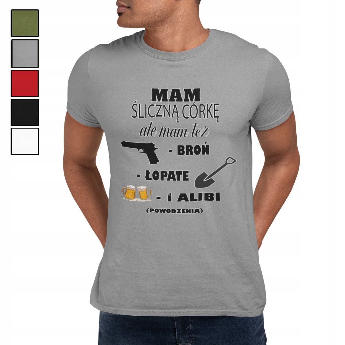KOSZULKA T-SHIRT MĘSKA PREZENT DLA NIEGO WALENTYNKI ŚMIESZNE NAPISY - L