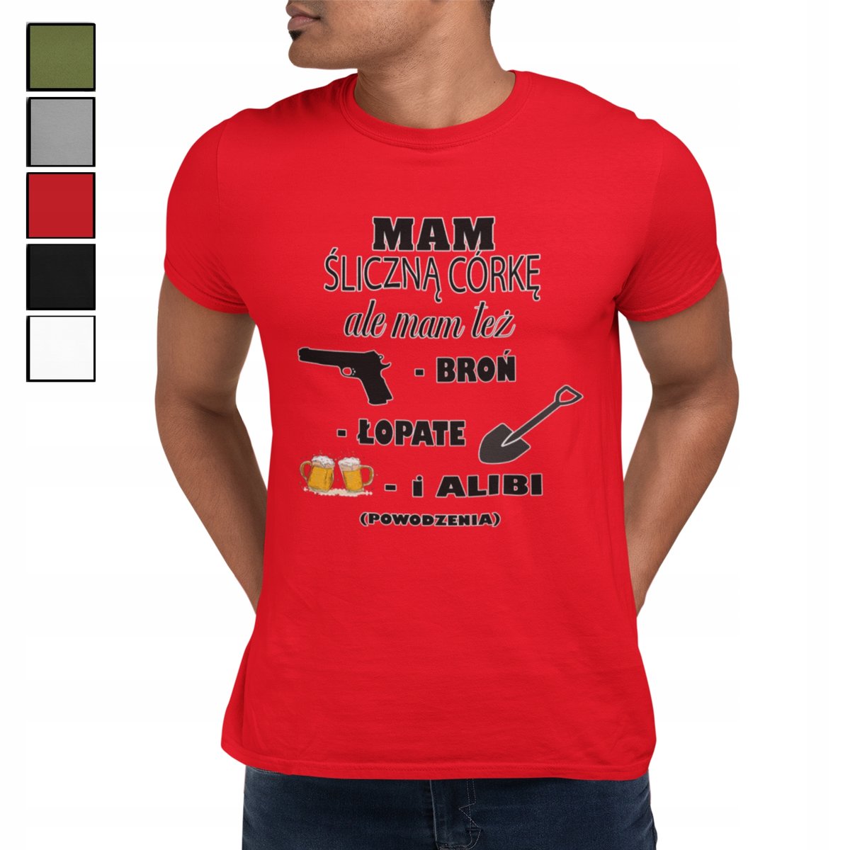KOSZULKA T-SHIRT MĘSKA PREZENT DLA NIEGO WALENTYNKI ŚMIESZNE NAPISY - M